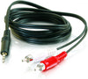 AUX to RCA Cable (3.5mm to 2 RCA) | Zero Delay Audio for TV to Speaker Connection