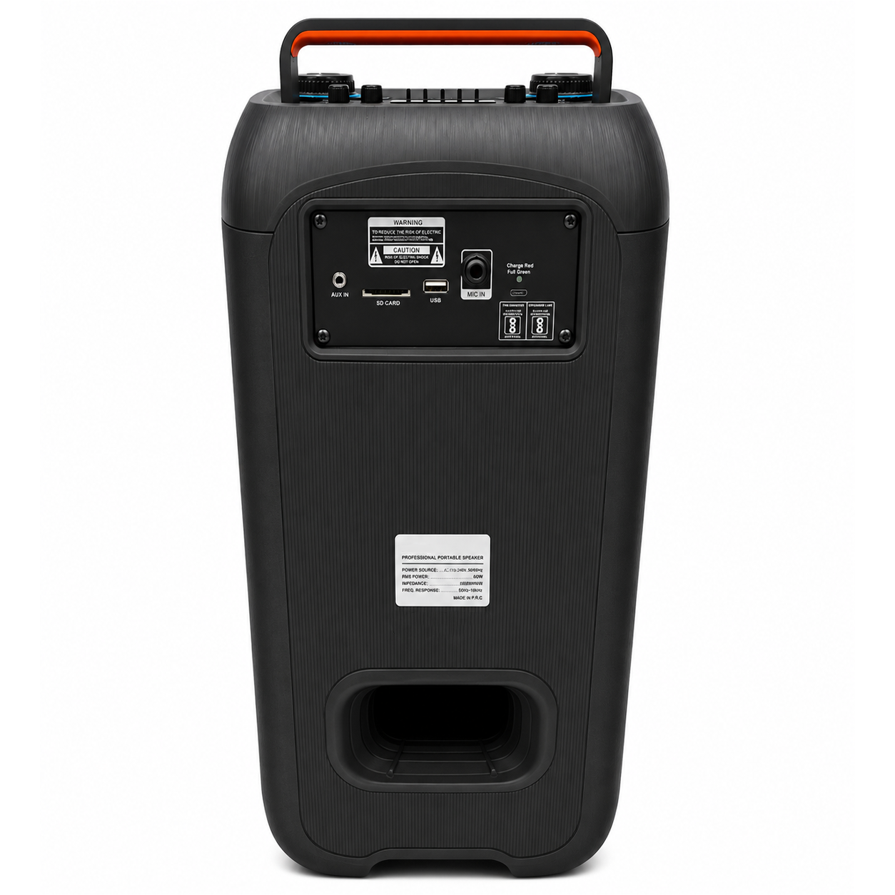 HD-T2082 Professional Portable Party Speaker with Dual 8" Woofers & Dragon Tail RGB Light