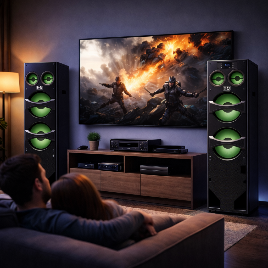 2.0 Multimedia Tower Speaker