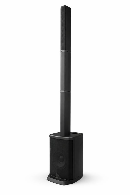 HD DIAMOND HD-1226 Professional Column Array PA Speaker System | 6ft Modular Line Array | 8" Subwoofer | Bluetooth | 3-Channel Mixer