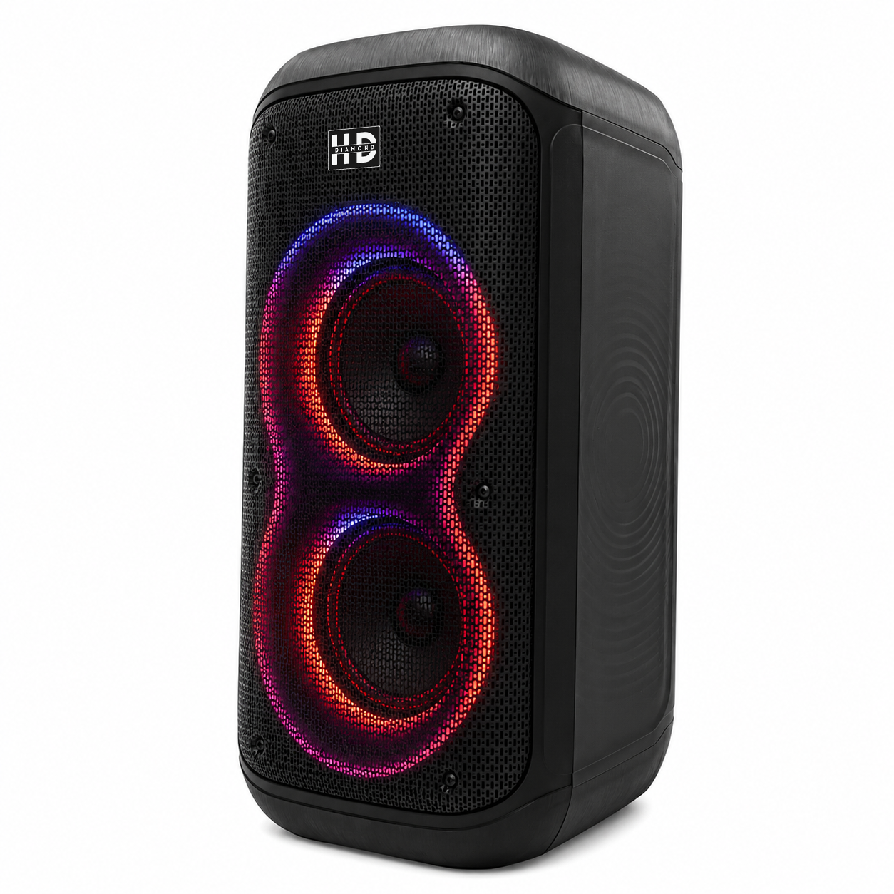 HD DIAMOND T1062 Portable Party Speaker | Dual 6.5" Woofer | RGB