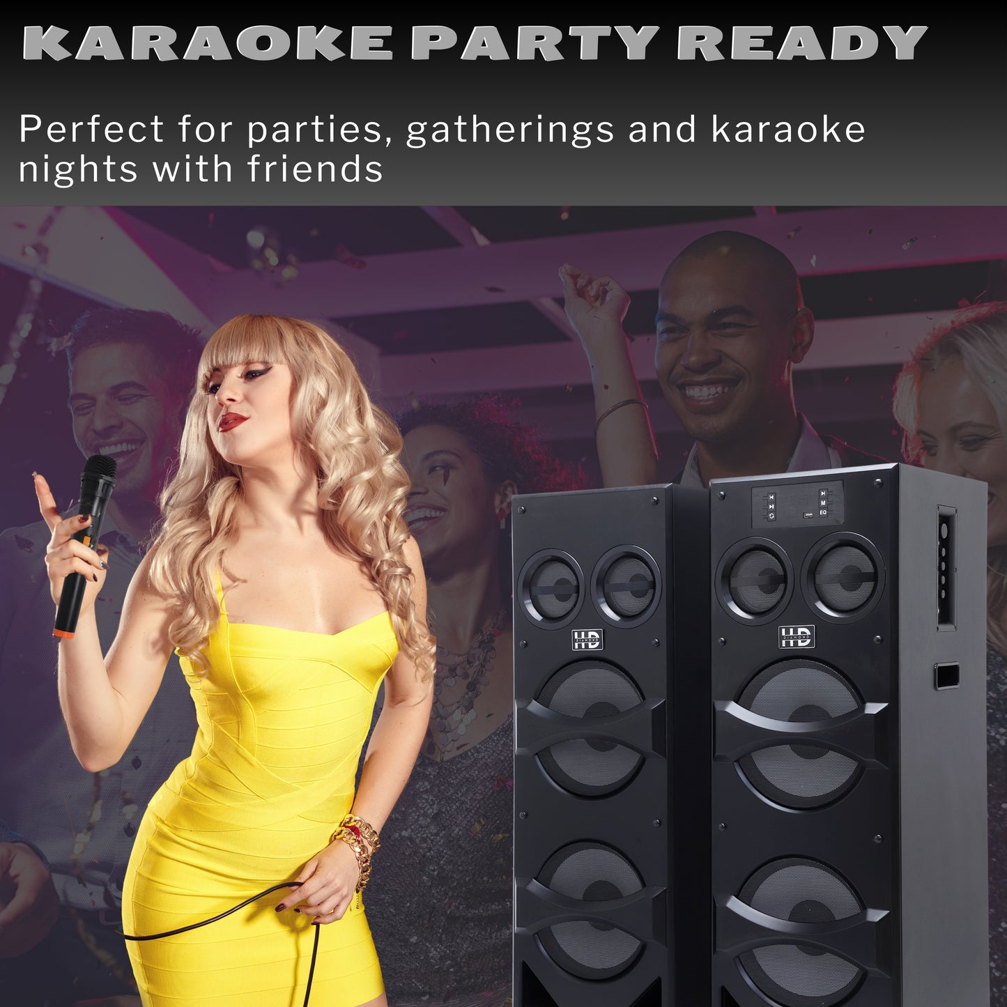 HD-30000BT GODZILLA - 2.0 Multimedia Tower Speaker