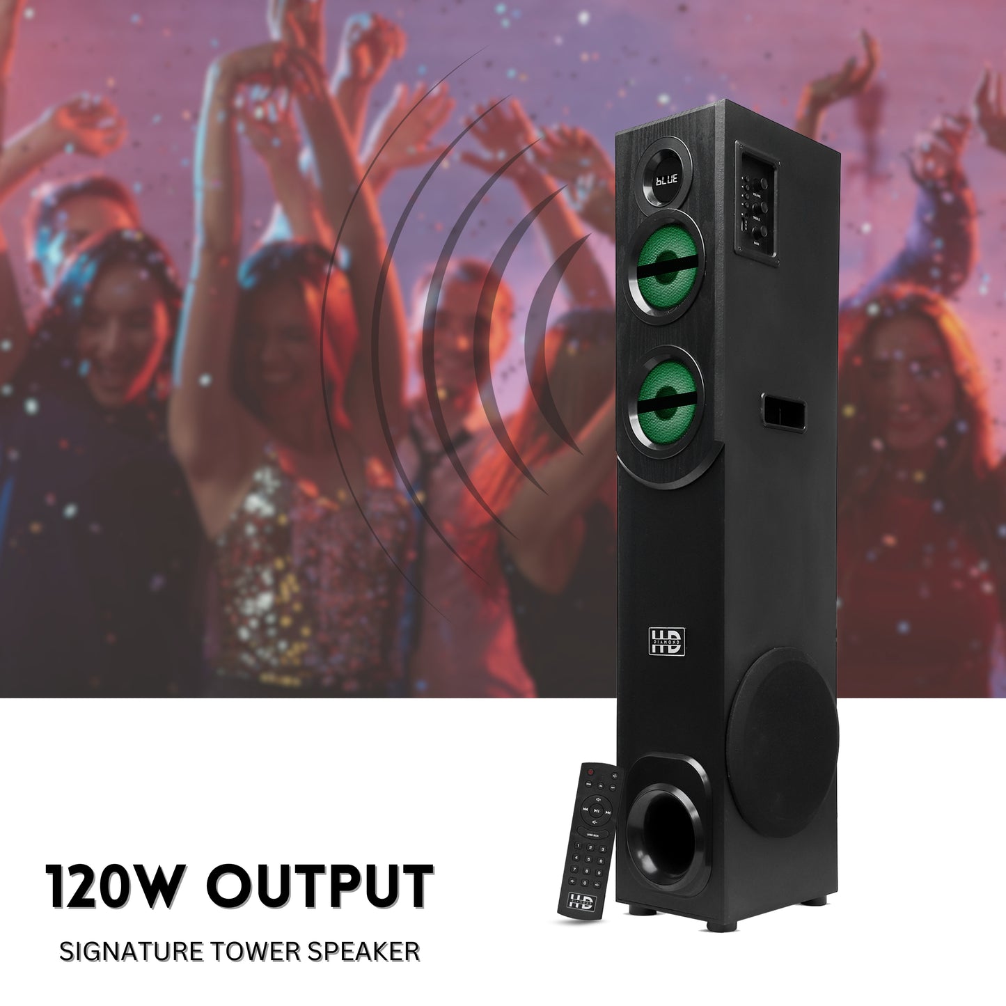 HD-ST08BT Single Tower Speaker