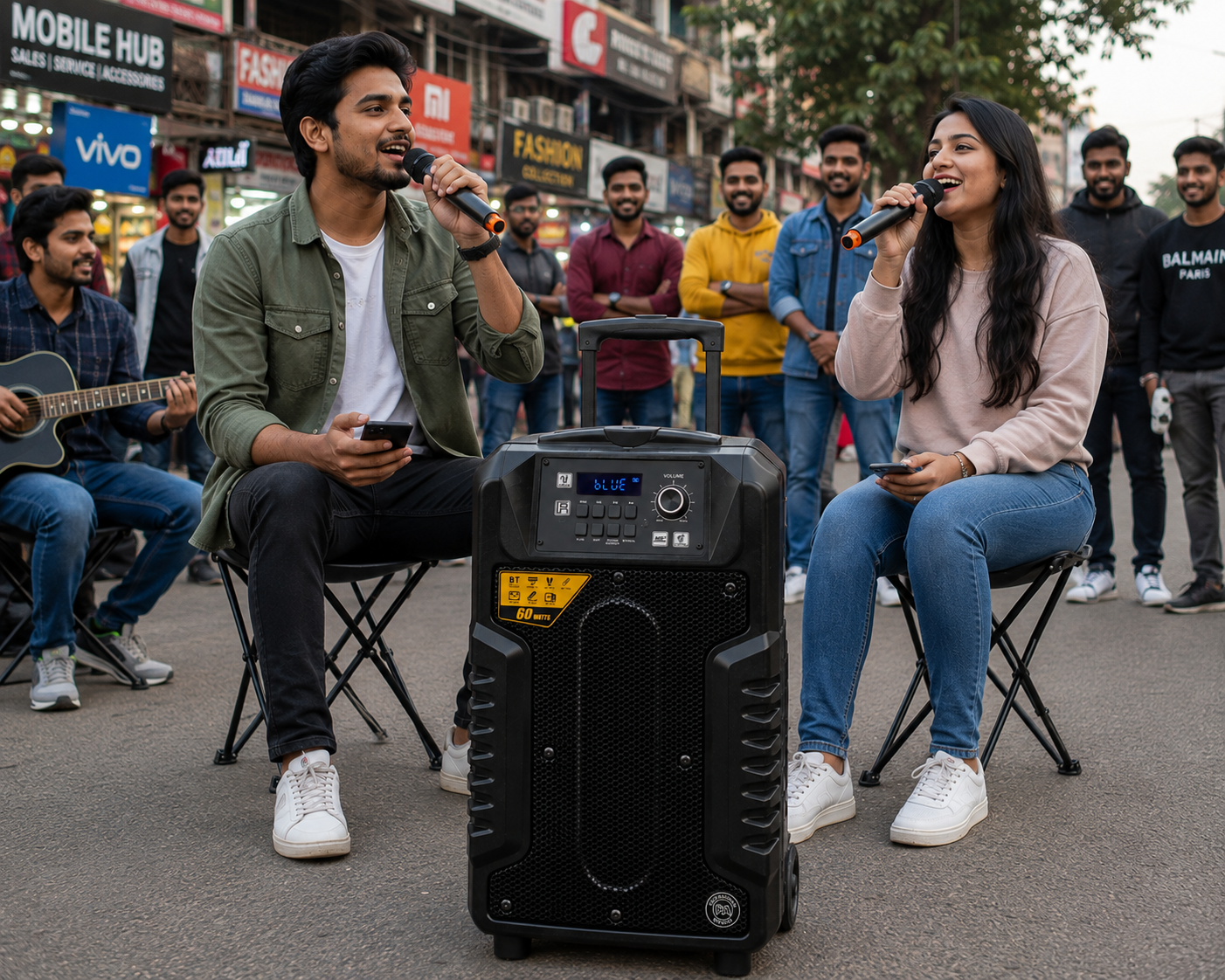 HD-PRO8 Professional Portable Trolley Speaker