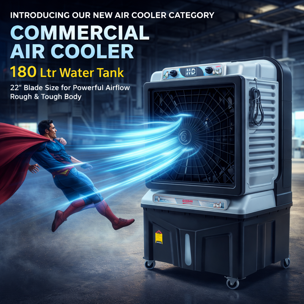 GABBAR 180L COMMERCIAL AIR COOLER