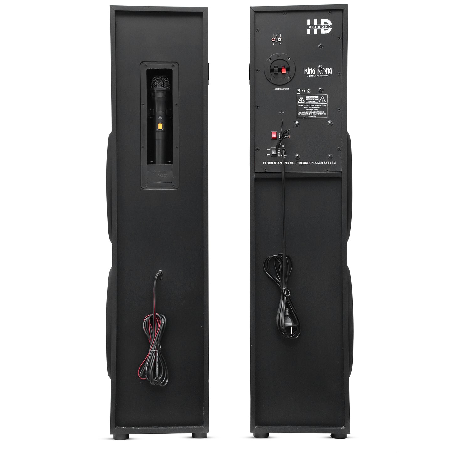 HD-20000BT KINGKONG – 2.0 Multimedia Tower Speaker