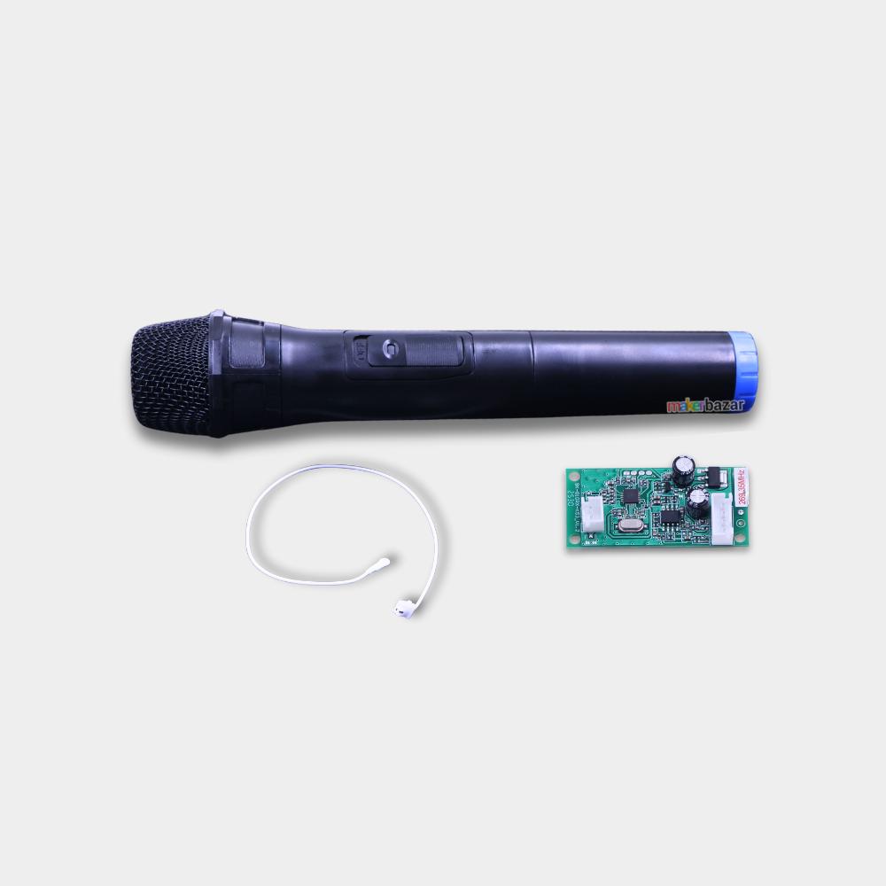 Wireless Microphone with Receiver Chip